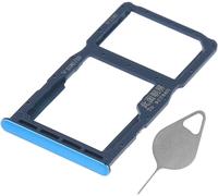 KAKUL-Tiroir/Support De La Carte Double Sim Et Carte Mémoire Micro Sd Du Huawei P30 Lite Bleu+Outil D'Extraction