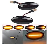 Kakulkomen Clignotant latéral LED，Clignotants latéraux dynamiques pour Indicateurs latéraux Fumée Pour Opel Vauxhall Vectra B MK1 1995 1996 1997 1998-2002