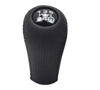 Kakulkomen Pommeau de levier de vitesse MT 5 vitesses en cuir véritable pour Toyota Prado LC120 Land Cruiser Prado 2003-2009 (liaison et lettrage blanc)