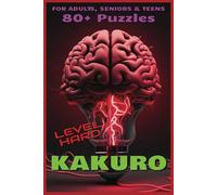 Kakuro Puzzle Book | Fun & Relaxing Puzzles!: Kakuro Hard Level Puzzles with Easy to Read Print | 6x9 inches 126 pages | 80+ puzzles .. Gift for Vacations, Holidays and Free Times