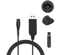 KAKYL-12 V Chargeur Câble Pour Braun Rasoir Électrique Série 5 7 9 3 Remplacement Charge Adaptateur De Câble D'Alimentation Compatible Avec Epilator