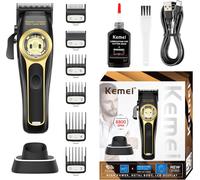 KAKYL-2373 Tondeuse À Cheveux/Barbe Professionnelle Sans Fil-Moteur À Lévitation Magnétique 8800 Tr/Min-Kit De Coupe Réglable Avec Base