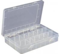 Kakyl-Boîte De Rangement En Plastique 15 Compartiments,Réglable Stockage Plastique Pour Perles Bijoux/Capsule/ Ongle Nail Art