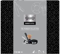 KAKYL-Coffret Cadeau Pour Hommes The Pioneer Collection-Barber'S Style-Shavette-5 Recharges De Lames À Double Tranchant-Blaireau-Savon À Barbe 125Gr