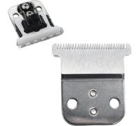 KAKYL-Jeu De Lames De Rechange Type T Professionnelles #32105-Compatible Avec Tondeuses À Cheveux Andis Slimline Pro Li Modèles D7#32655 Et D8#32400 (Argenté)