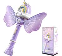 KAKYL-Licorne Machine Bulles Baguette Magique De Fée,Avec Liquide À Bulles,Jouet Pistolet À Bulles Avec Lumières,Jouet Bubble Gun,Pour Les Fêtes D'Été Pour Filles,Les Mariages,Les Cadeaux (Licorne)