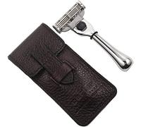 KAKYL-Parker Travel Mach 3 Compatible Razor With Leather Case Mod.Travm3