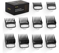 KAKYL-Peignes Pour Sabot Cheveux,Clip Métallique,10 Longueurs De Coupe Est De 1.5-22 Mm Convient À Toutes Les Tondeuses Wahl De Taille Réelle