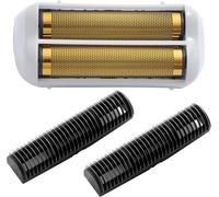 KAKYL-Pièce De Rechange Lot De Feuilles De Rechange Et Cutter En Aluminium De Titane Compatible Avec Andis (Ts-1) Pro Foil Lithium Titanium Foil Rasoir