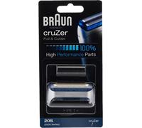 KAKYL-Pièce De Rechange Orignale,Compatible Avec Les Rasoirs Electriques Cruzer Pour Hommes,Grille Et Bloc-Couteaux Pour Un Rasage Performant,Argentée,20S