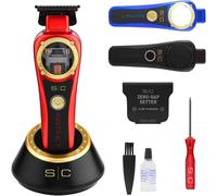 Kakyl-Tondeuse À Cheveux Professionnelle Homme Instinct By Gamma Più,Trimmer Avec Moteur Vectoriel Avec Contrôle Direct Du Couple,180 Min D'autonomie Sans Fil,Lame Réglable 0 Gap,3 Coques
