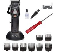 KAKYL-Tondeuse À Cheveux Professionnelle Homme Mythic By Gamma Più,Clipper Avec Moteur Magnétique,180 Minutes D'Autonomie Sans Fil,Lame Réglable,8 Peignes,Support Lame,Corps En Métal