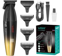 KAKYL-Tondeuse À Cheveux Professionnelle Sans Fil Pour Homme 9000 Tr/Min Électrique Usb-C Rechargeable 240 Min Batterie Dlc Et Lames En Céramique Pour Précision Des Bords De Barbe Outliner Salon De