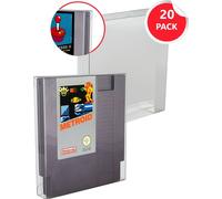 Kal-0 X Boitier De Protection En Plastique Compatible Avec Cartouche De Jeu Sur Console Nintendo Nes Entertainment System