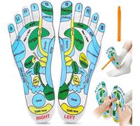 KAL-1 Paire Chaussettes De Réflexologie Avec Outil De Massage Chaussettes De Massage D'Acupression Lot De Chaussettes De Réflexologie Chaussettes Zones De Réflexe Taille 40-43