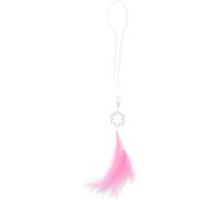 Kal-1 Pcs Métal Plume Fleur De Prunier Pendentif Rétroviseur Accessoire Suspension Voiture Ornement Rose
