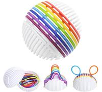 KAL-1 Pièces Sensory Activity Balle Silicone Planche D'Activité Sensorielle Avec Travel Bag E 16 Strings Tactile, Sensory Toys Pour Apaiser Stress Anxiété Autisme Et Tdah(B)