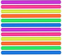 KAL-12 Pièces Multi - Color Feeling Stretch Rope, 24 Cm Nouilles Stretch Rope Jouet Pour Aider À Réduire L'Élasticité De L'Agitation Causée Par Le Tdah, L'Autisme, Le Stress Et L'Anxiété (6Couleurs)
