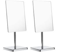 Kal-126807 Miroir Cosmétique, Argenté 21 X 22 X 9 Cm (Lot De 2)