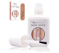 Kal-15g Colle Extra Forte Pour Ongles Avec Lime De Préparation Et Pinceau Gratuits Adhésion Et Séchage Instantanés, De Qualité Professionnelle