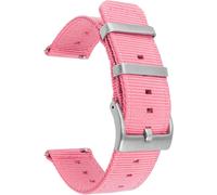 Kal-18mm Bracelets De Remplacement En Nylon Facilement Interchangeables Pour Montre Compatible Avec Fossil Q,Realme Band2; Withings/Nokia Activité Pop, Steel, Steel Hr 36mm