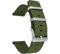 Kal-18mm Bracelets De Remplacement En Nylon Facilement Interchangeables Pour Montre Compatible Avec Fossil Q,Realme Band2; Withings/Nokia Activité Pop, Steel, Steel Hr 36mm