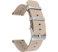 Kal-18mm Bracelets De Remplacement En Nylon Facilement Interchangeables Pour Montre Compatible Avec Fossil Q,Realme Band2; Withings/Nokia Activité Pop, Steel, Steel Hr 36mm