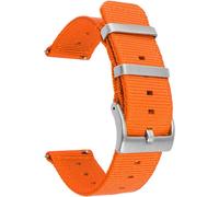 Kal-18mm Bracelets De Remplacement En Nylon Facilement Interchangeables Pour Montre Compatible Avec Fossil Q,Realme Band2; Withings/Nokia Activité Pop, Steel, Steel Hr 36mm