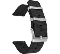 Kal-18mm Bracelets De Remplacement En Nylon Facilement Interchangeables Pour Montre Compatible Avec Fossil Q,Realme Band2; Withings/Nokia Activité Pop, Steel, Steel Hr 36mm