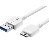Kal-[1m] Micro Usb 3.0 Câble Chargeur Et Transfert De Données Synchronisation Pour Samsung Galaxy Note 3, Galaxy S5 Etc (Blanc)