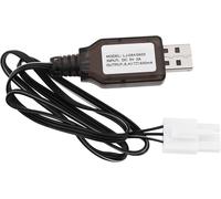 KAL-1Pc 2S Life 6.4V 600Ma Usb Vers El4.5-3P Plug Batteries Câble De Charge Pour La Plupart Des Modèles De Voitures Télécommandées Camions Hors-Bord