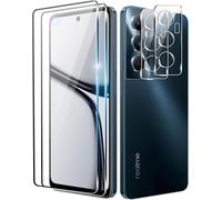 Kal-2+2 Pièces Film Pour Realme C65 Verre Trempé, Protection Caméra Et Film Protection Verre, Dureté 9h, Anti-Bulles Hd Protecteur D'écran Pour Realme C65 4g