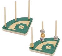 Kal-2 Ensembles Porte Bague De Baseball Support De Bague De Championnat De Baseball Design De Stade Porte Bague De Sport Cadeaux Pour Les Amoureux Grand Père Et Papa