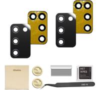 KAL-2 Lot Kit De Réparation Complet Pour Objectif De Caméra Arrière Compatible Avec Samsung Galaxy A02S A03S Verres Lentille