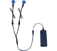 Kal-2 Pièces 20mm Yeux Led Lumineux, Panneau El Rond Lumière Électroluminescent El Feuille Panneau Lumière Feuille Néon Découpable Pour Cosplay Fête Masque Yeux Super-Héros Casque Décoration (Bleu)