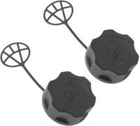 KAL-2 Pièces Bouchon Réservoir Carburant Tondeuse À Gazon Compatible Avec Fuxtec Compatible Avec Güde Compatible Avec Rotfuchs 47X19,5 Mm Couvercle Réservoir Tondeuse À Gazon Noir