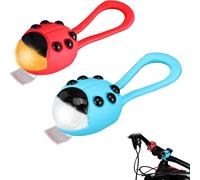 Kal-2 Pièces Enfants Skateboard Light, Silicone Imperméable Super Lumineux Led Enfants Vélo Lumière, 3 Modes De Lumière Avec Voyant D'alarme, Enfants Skateboard Light Pour Poussette, Sac À Dos