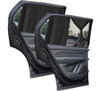 Kal-2 Pièces Pare Soleil Voiture Bébé, Cache Vitre Voiture Avec Aimants, Protege Soleil Voiture Bebe, Soleil Voiture Bébé Arriere Magnétique, Pare Soleil Voiture Arriere Pour Votre Famille
