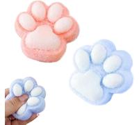KAL-2 Pièces Squishy Patte De Chat, Cat Paw Squishy, Taba Squishy Cat Paw Squeeze Toys, Jouet À Presser Patte De Chat En Silicone Kawaii Doux Et Mignon, Cat Paw Squishy Toys For Soulager Le Stress