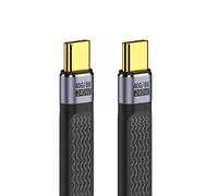 KAL-240W Plat Slim FPC Type-C USB-C vers USB4 100W Mâle à Mâle Données 8K Câble pour Téléphone Portable