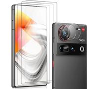 Kal-3+2 Pièces Verre Trempé Pour Zte Nubia Z70 Ultra, Zte Nubia Z70 Ultra Protection D'écran Et Caméra Arrière Protecteur. Anti-Rayures 9h Vitre, Hd Protège Écran Pour Zte Nubia Z70 Ultra