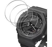 KAL-3 Pièces Protection Écran Pour Casio Ga-2100-1A1Er/Ga-B2100-1A Protecteur D'Écran, Sans Bulles, Anti-Rayures, Hd Verre Trempé Couverture Complète Protection D'Écran