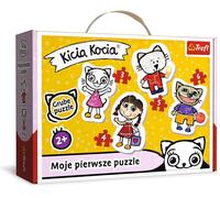 KAL-36088 Lot De 4 Puzzles Kicia Kocia Les Chatons Joyeux De 3 À 6 Pièces, Baby Classic, Pour Enfants À Partir De 2 Ans