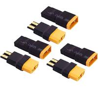 Kal-3paires Sans Fils Xt90 À Traxxas Trx Prise Femelle Adaptateur Mâle Connecteur Sans Fil Pour Rc Fpv Drone Voiture Lipo Nimh Chargeur De Batterie Esc-Kalanka
