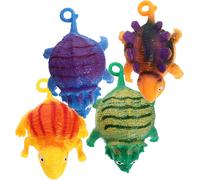 KAL-4 Pièces Jouets Gonflables Pour Animaux Ballon De Nouveauté Balles Anti-Stress Sensorielles Toys Plush Jouet Gonflable De Dinosaure Jouets Ballon Animaux