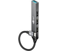 KAL-4-Port Usb 3.2 Hub Slim/Multikonnektor, Splitter, Hub / 5 Gbit Splitter/Adapter C Slim Ver 4-Port A Multiport Hub 3.0/74457