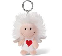 Kal-46121 Porte-Clés Ange Gardien Avec C?ur Et Ailes Pailletées 7 Cm