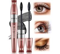 Kal-4d Mascara Effet Faux Cils Waterproof Mascara Longs Cils,Fibre Mascara Curling Et Longueur Pour Femme -Noir