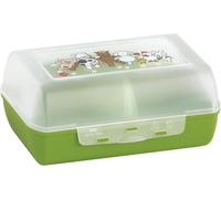 Kal-513791 Boîte À Collations Ou À Lunch Variabolo Farm Family Pour Enfants 16 X 11 X 7 Cm Transparente, Grün