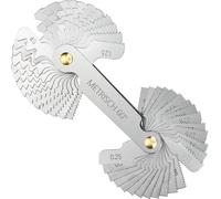 KAL-52Pcs Peigne Filetage Feuilles Métrique 0,25-6,0Mm Et Whitworth Impérial 4G- 62G Outil Jauge De Filetage Inox